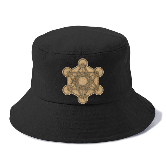 Metatron's Cube  - Bucket Hat - Black