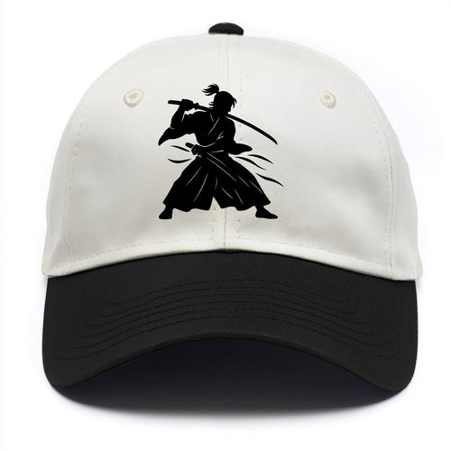 Japanese samurai sword draw - Two Tone Cap