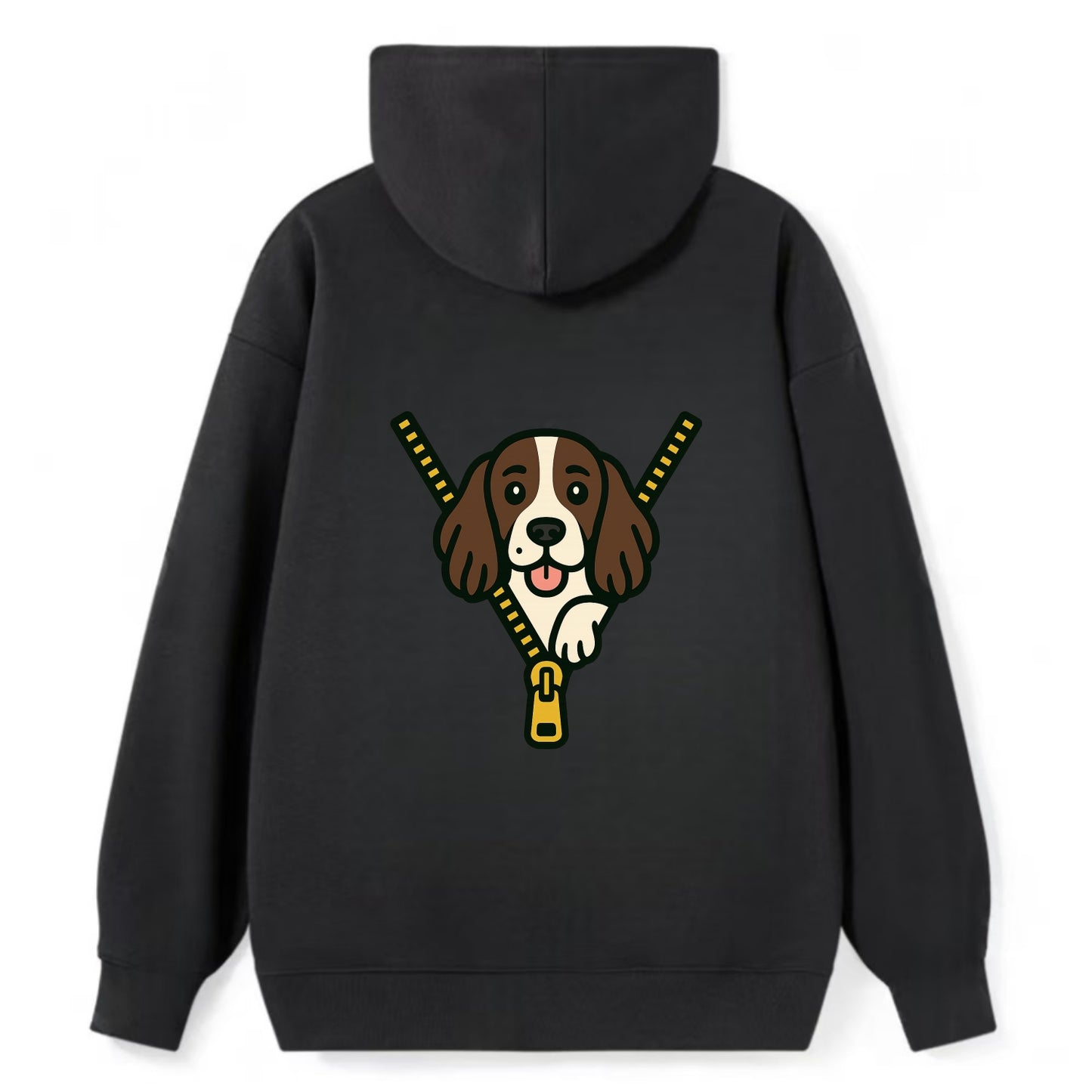 English Springer Spaniel - Classic Pullover Hoodie - Black