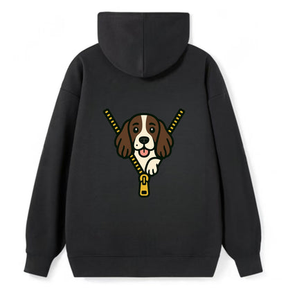 English Springer Spaniel - Classic Pullover Hoodie - Black
