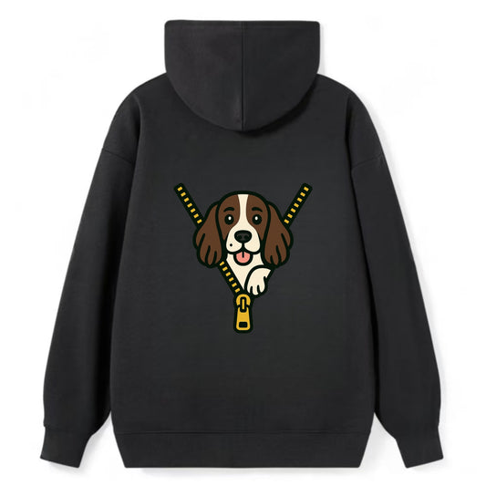 English Springer Spaniel - Classic Pullover Hoodie - Black