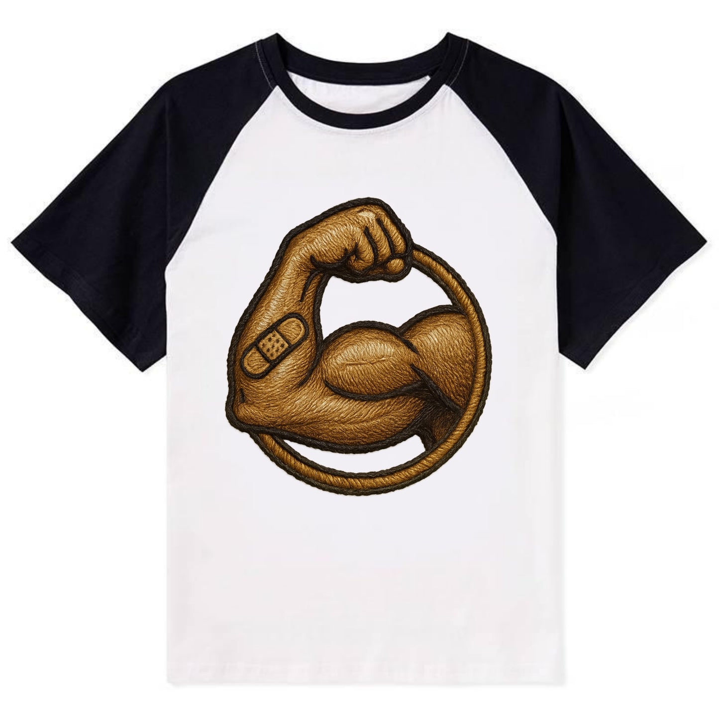 Sore Today Strong Tomorrow  - Contrast Raglan T-shirt - Black