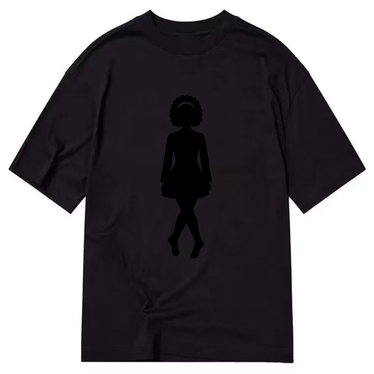 Irish step dancer traditional pose - Classic T-shirt - Black