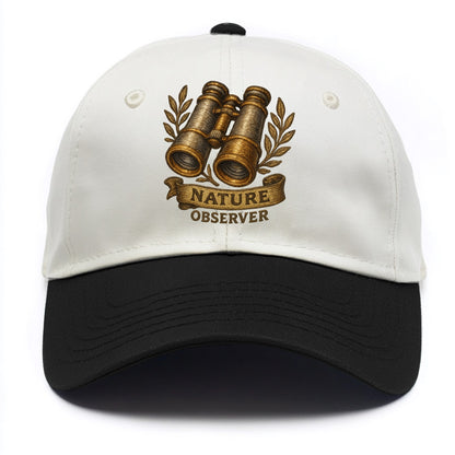 Binoculars for birdwatching - nature observer - Two Tone Cap - Black