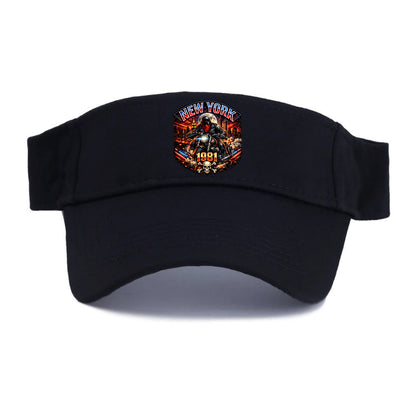 New York 1981 Biker - Visor - Black