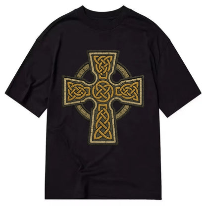 Celtic Cross  - Classic T-shirt - Black