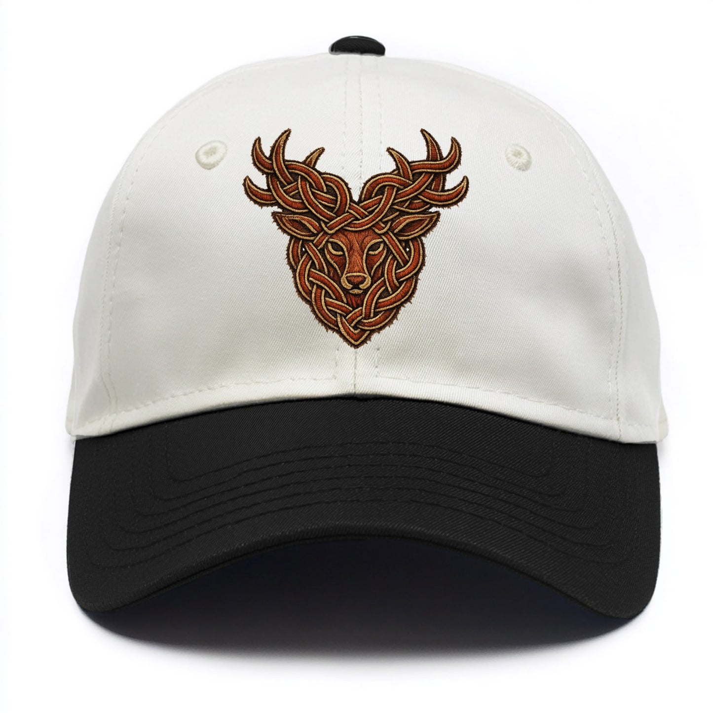 Stag Knot - Two Tone Cap - Black