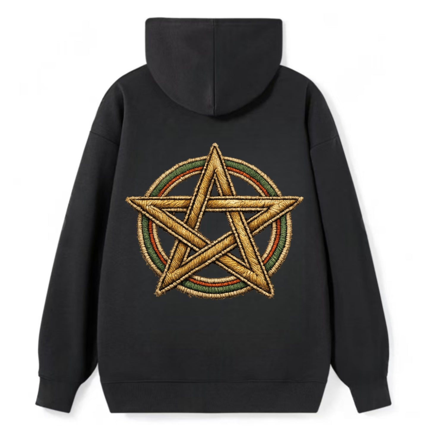 Pentacle Knot - Classic Pullover Hoodie - Black
