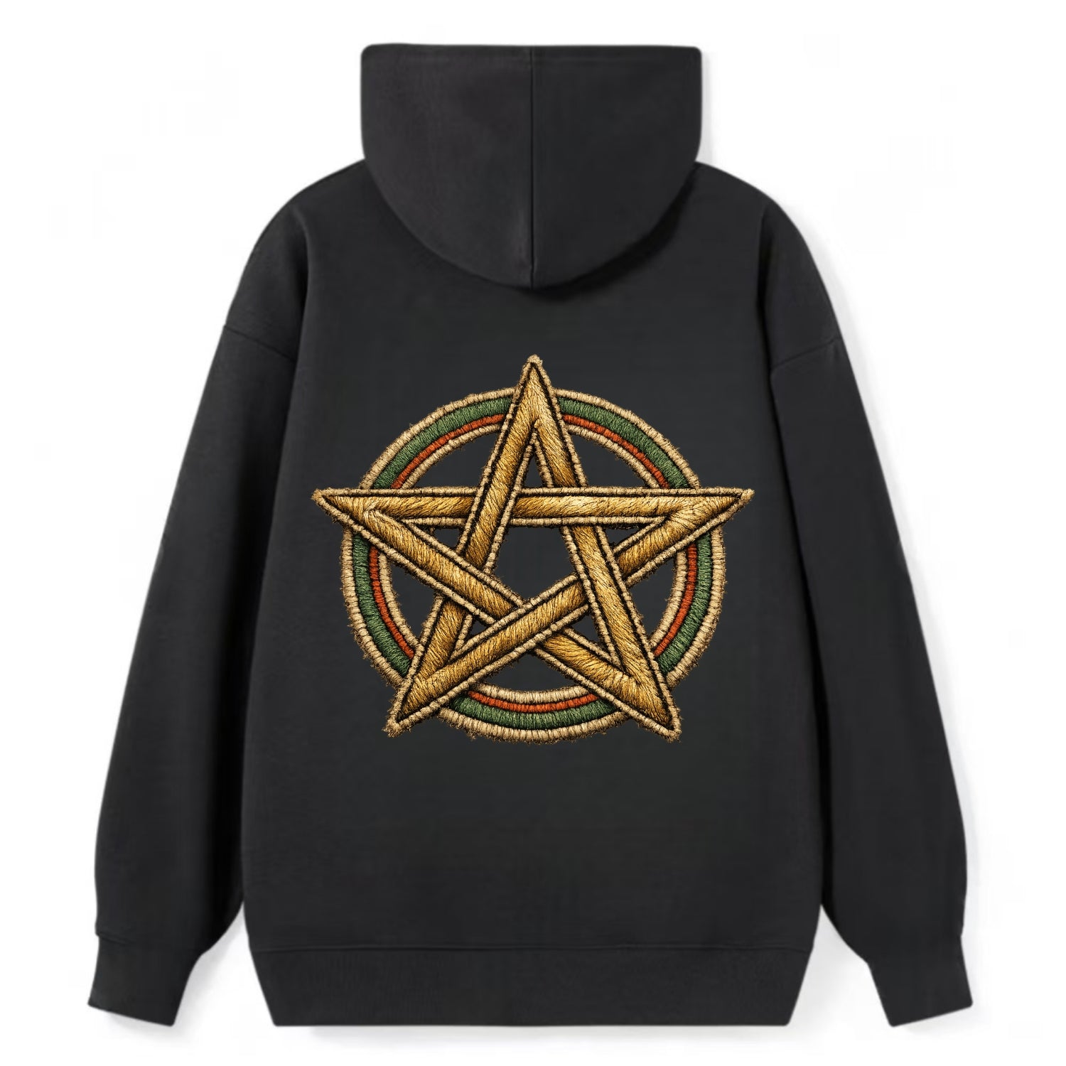 Pentacle Knot - Classic Pullover Hoodie - Black