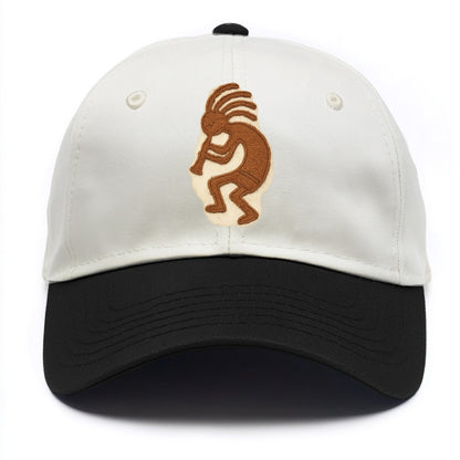Kokopelli  - Two Tone Cap - Black
