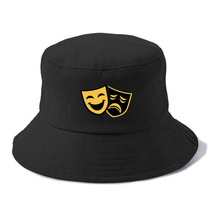 Golden Duality of Theater - Bucket Hat - Black