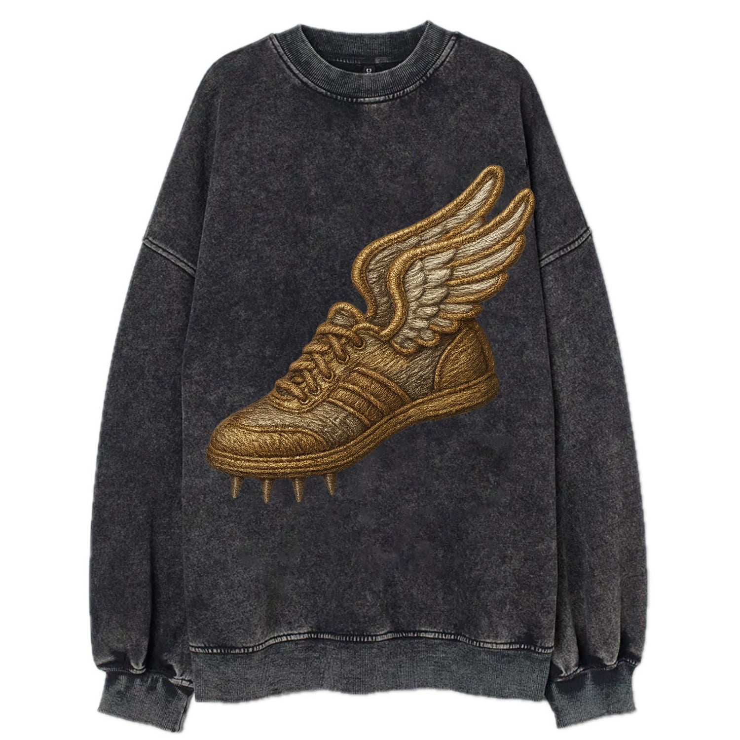 Track Shoe  - Vintage Sweatshirt - Black