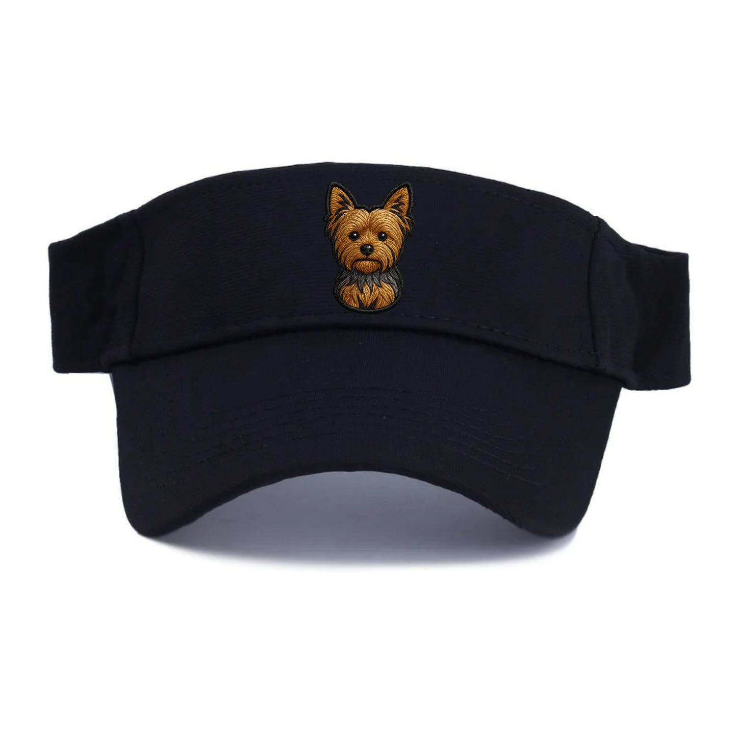 Yorkshire Terrier - Modern tiny dog logo - Visor - Black