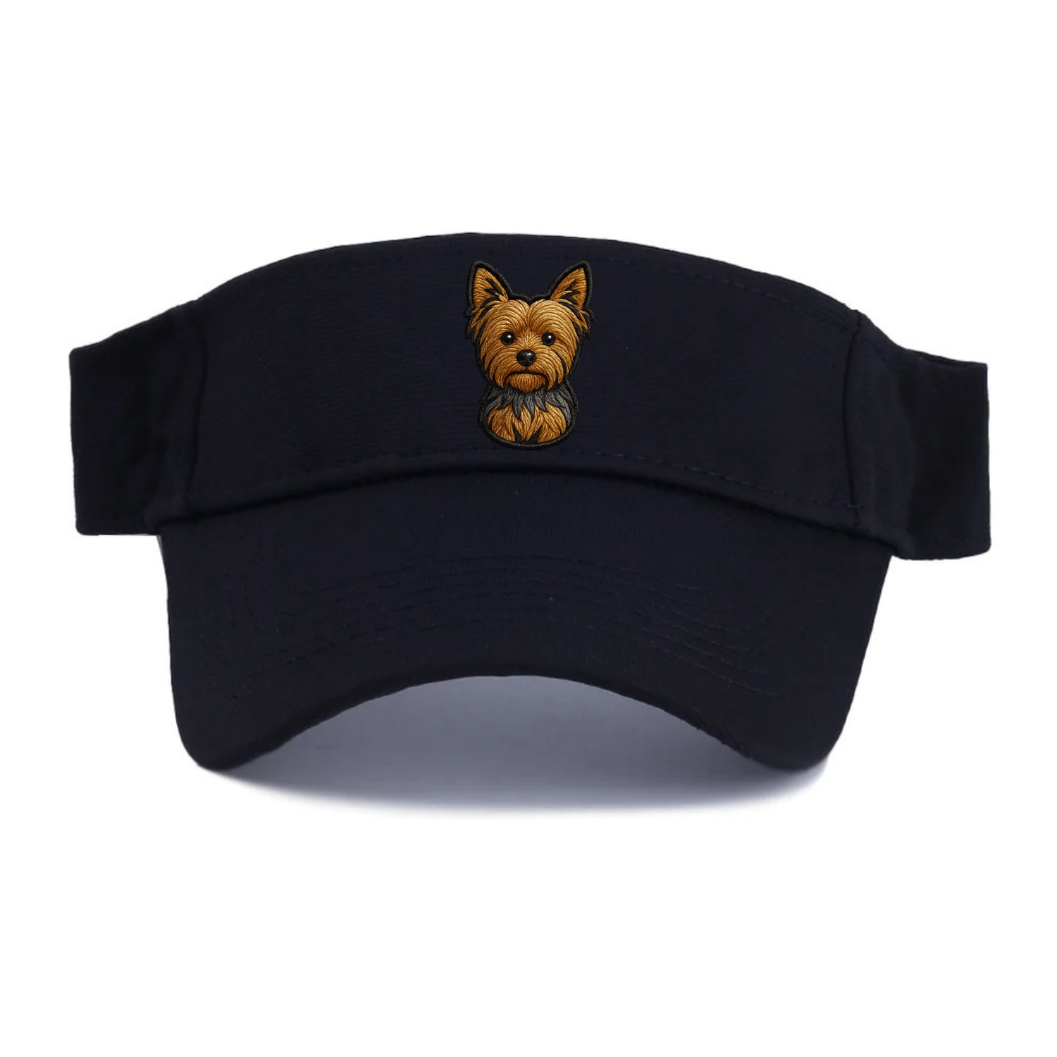 Yorkshire Terrier - Modern tiny dog logo - Visor - Black