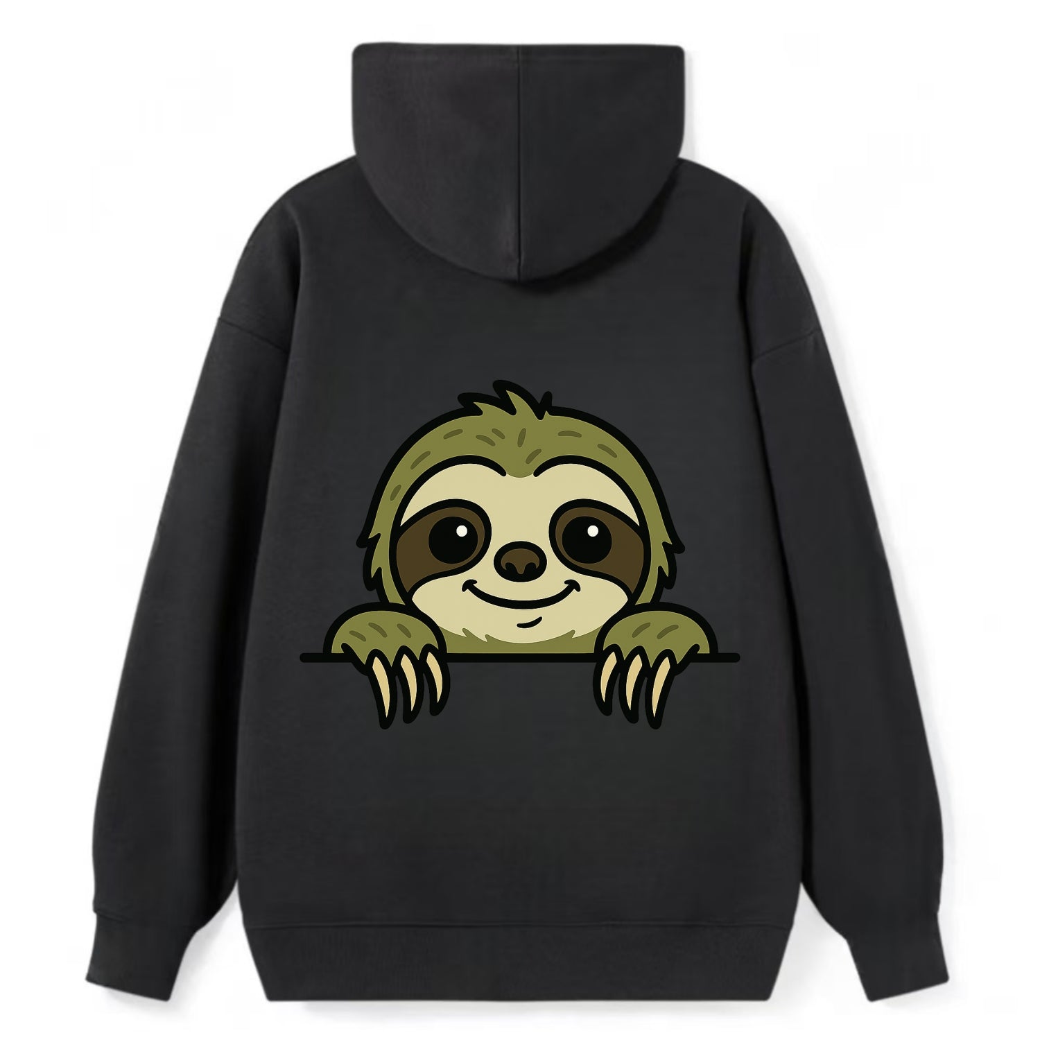 Sloth  - Classic Pullover Hoodie - Black