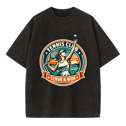 Ace of the Court - Vintage T-shirt - Black