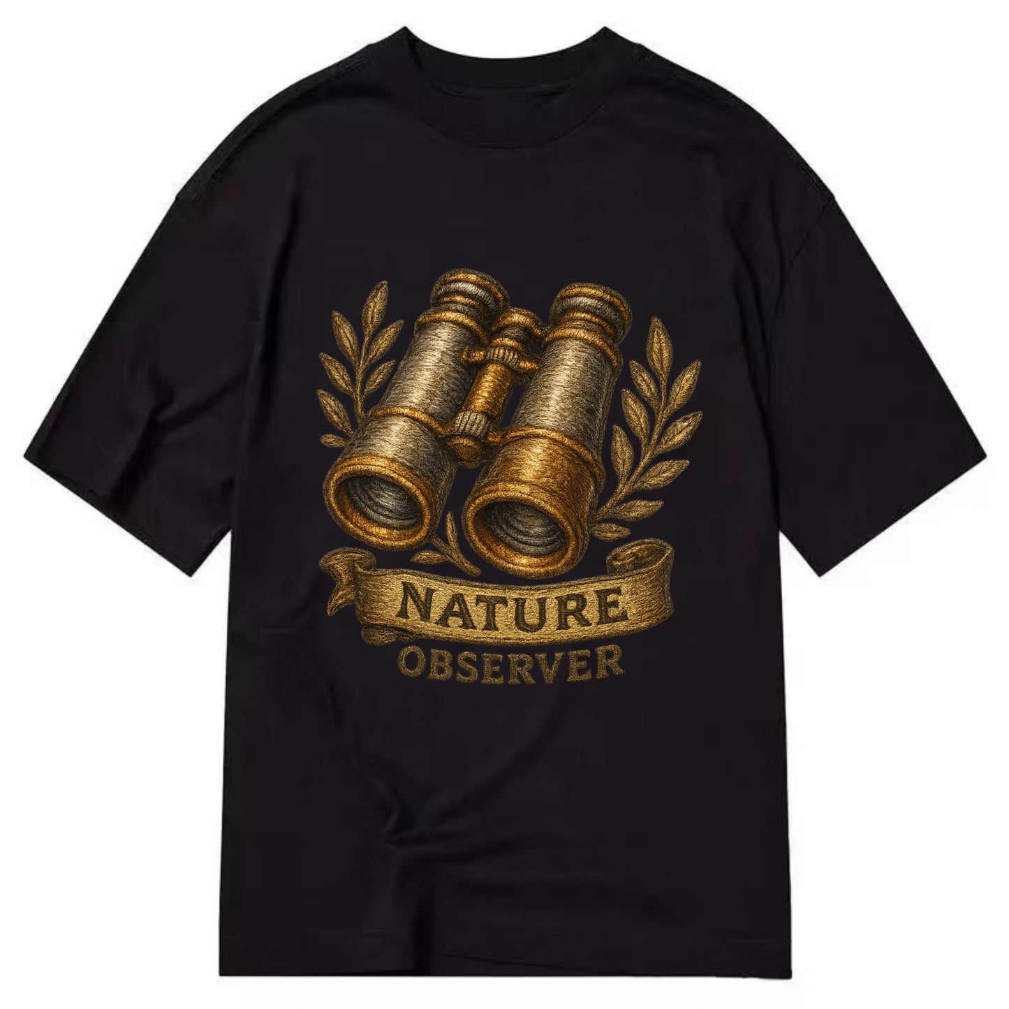 Binoculars for birdwatching - nature observer - Classic T-shirt - Black
