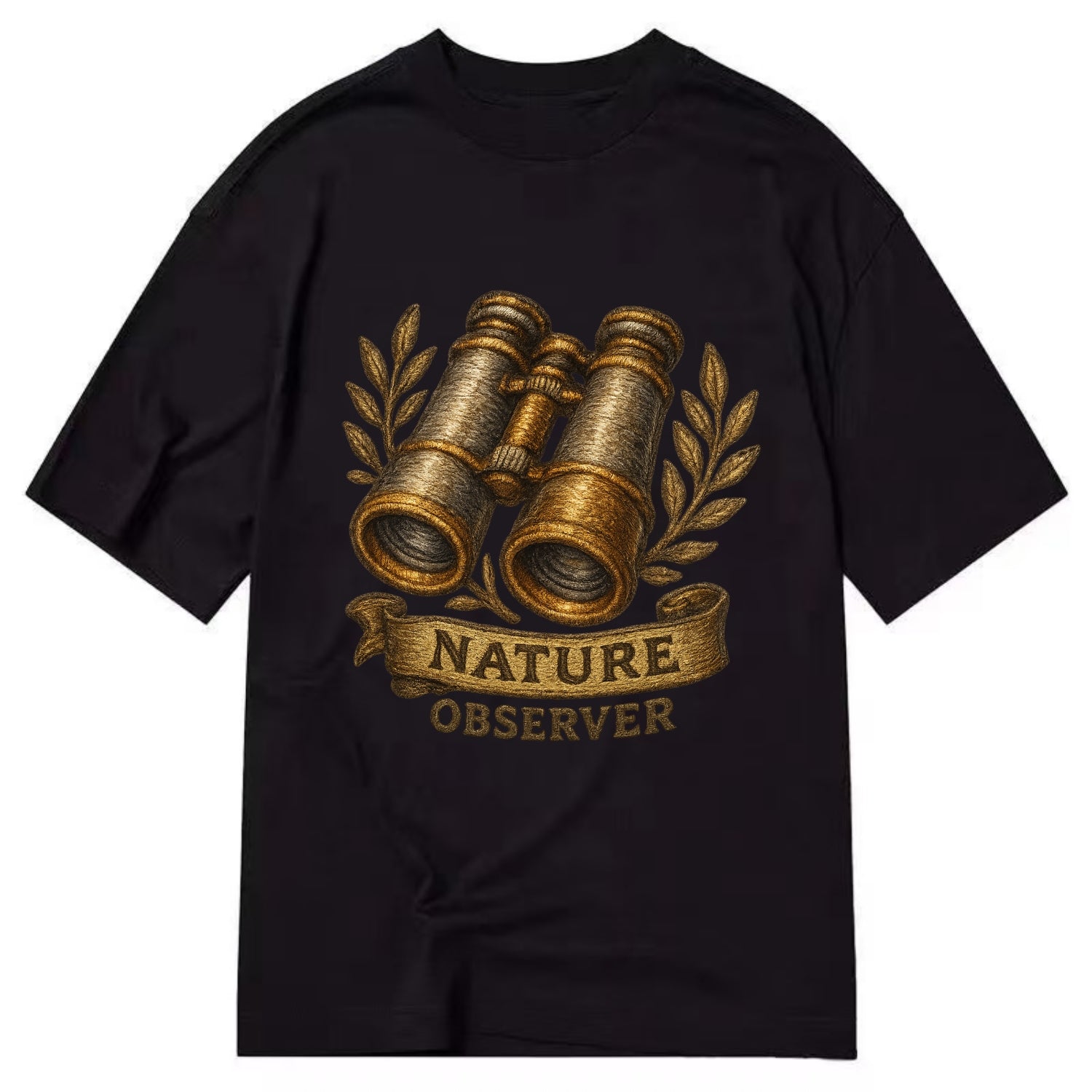 Binoculars for birdwatching - nature observer - Classic T-shirt - Black