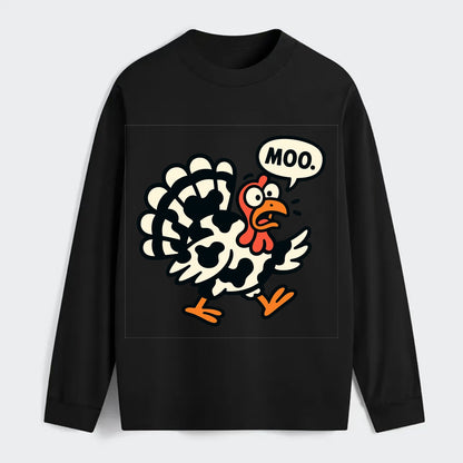 Mooing Turkey - Classic Long Sleeve Shirt - Black