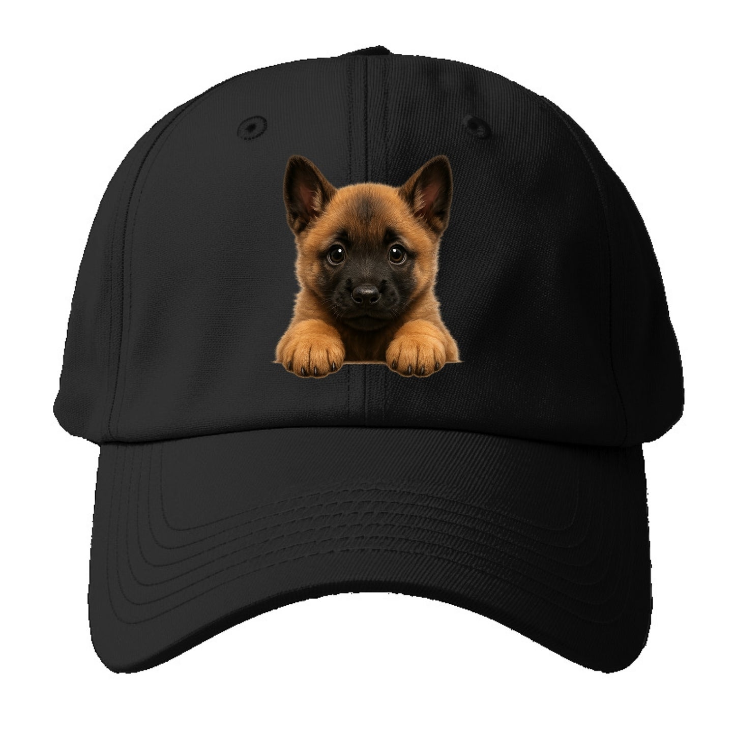 Belgian Malinois  - Baseball Cap For Big Heads - Black