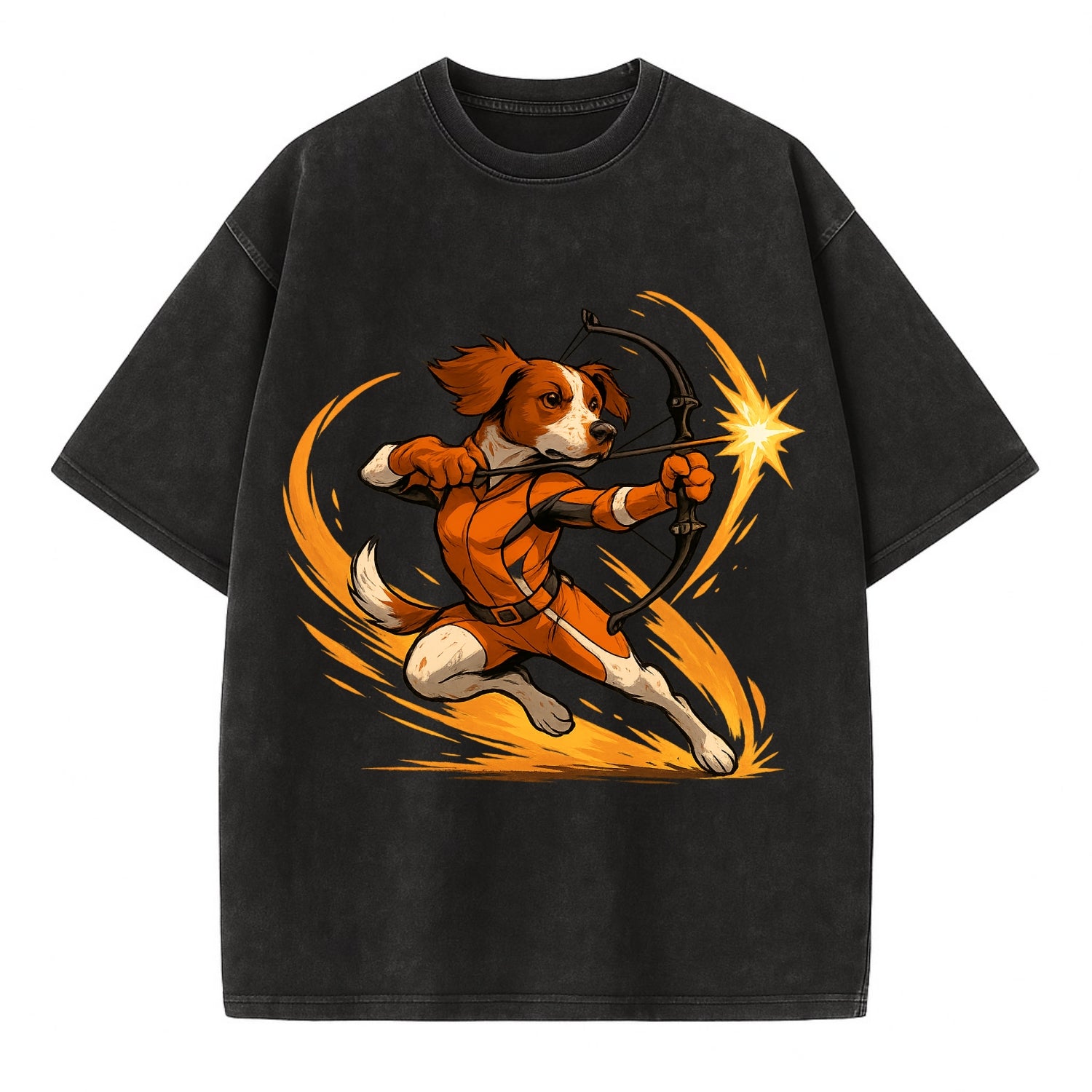 Brittany Hawkeye  - Vintage T-shirt - Black