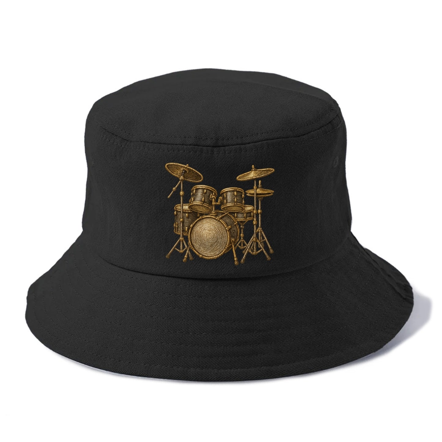 Drum Kit  - Bucket Hat - Black