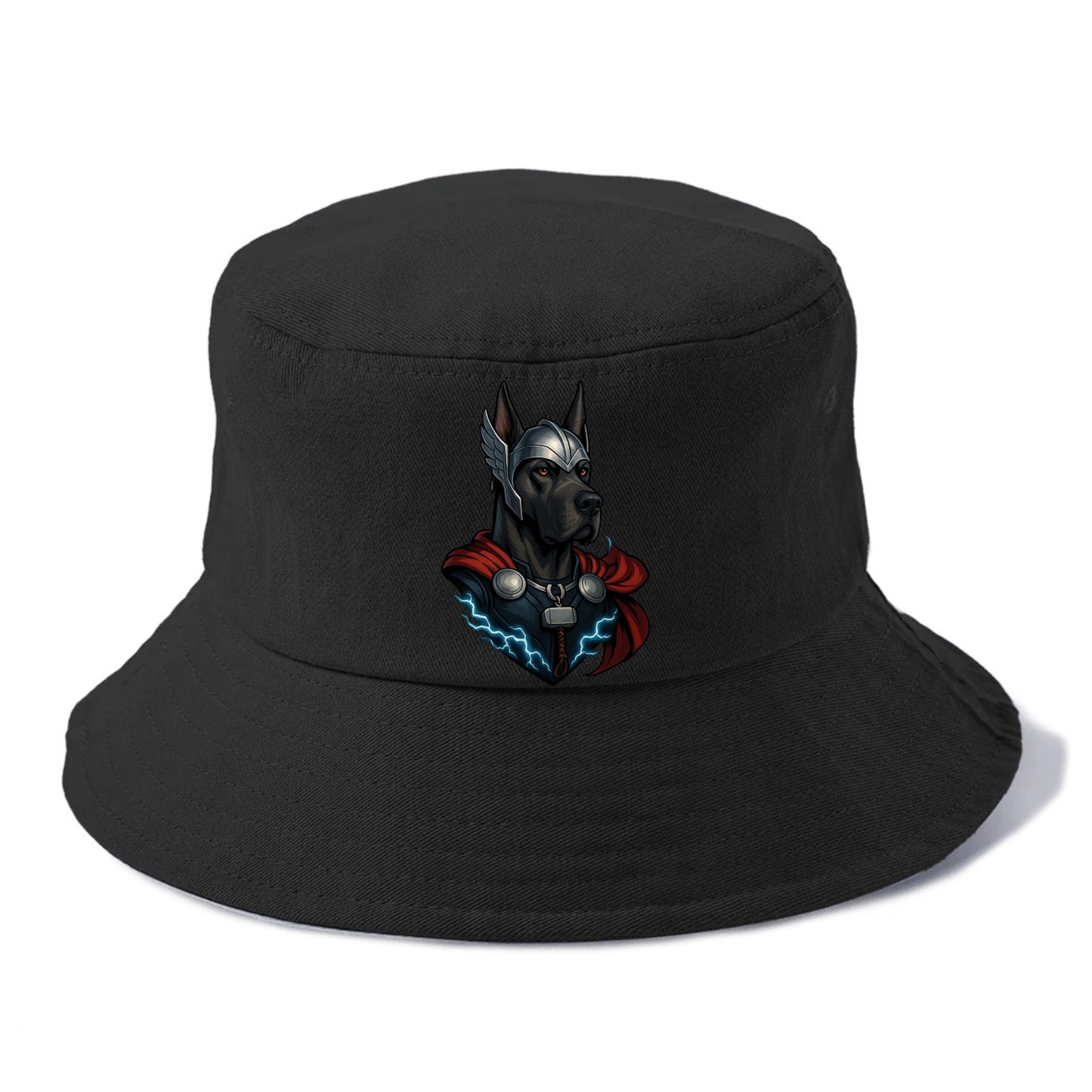Great Dane Thor  - Bucket Hat - Black