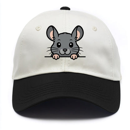 Chinchilla  - Two Tone Cap - Black