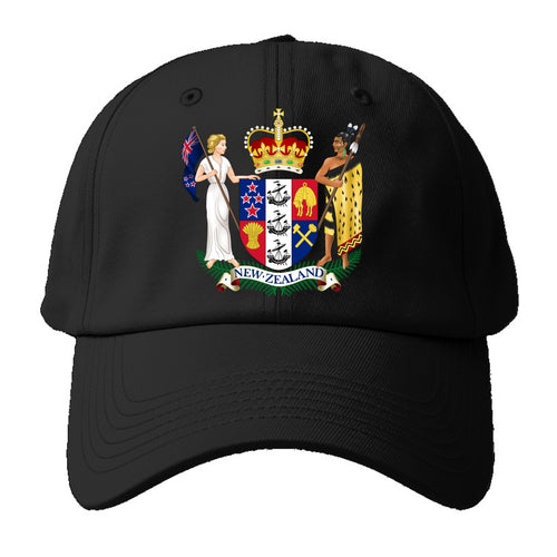 Coat Of Arms Of New Zealand - Baseball Cap For Big Heads