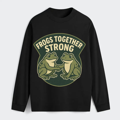 Frogs Together Strong 3 - Classic Long Sleeve Shirt - Black