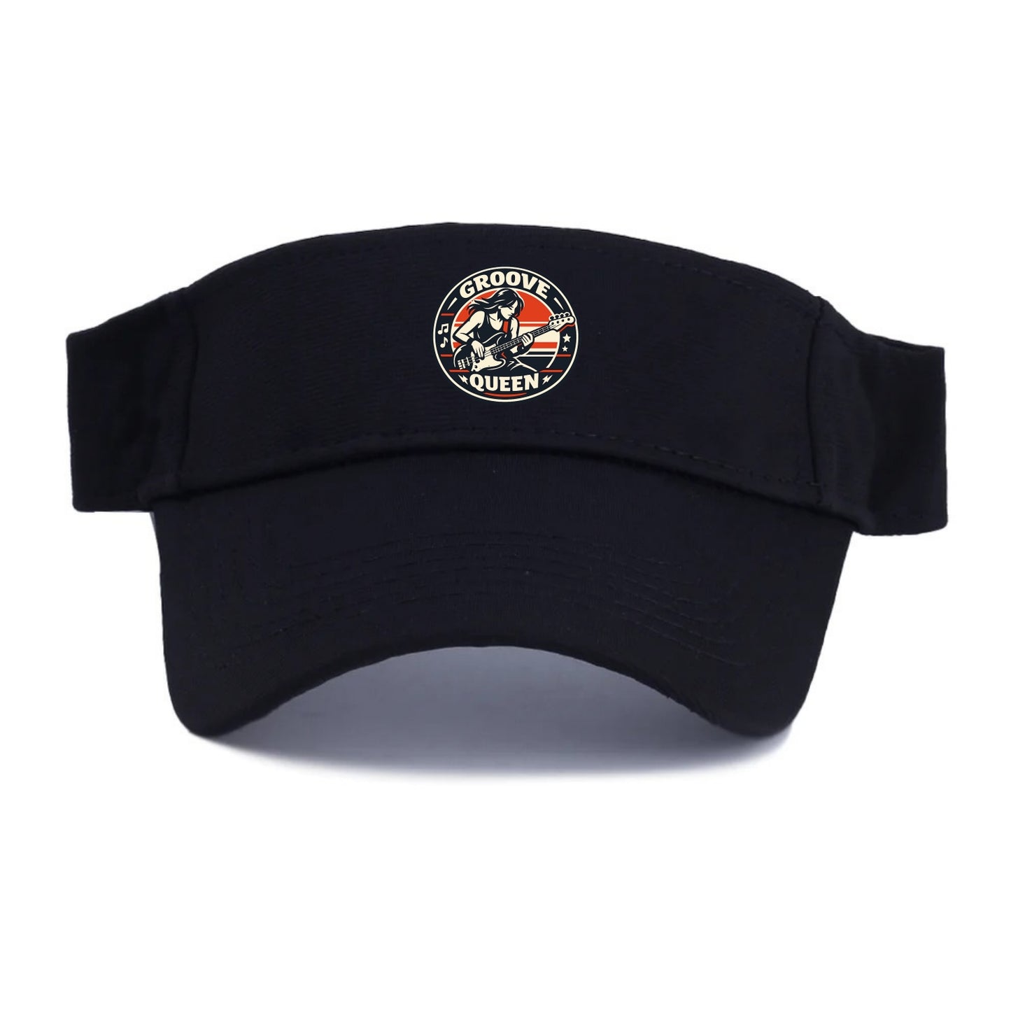 Groove Queen Emblem - Visor - Black