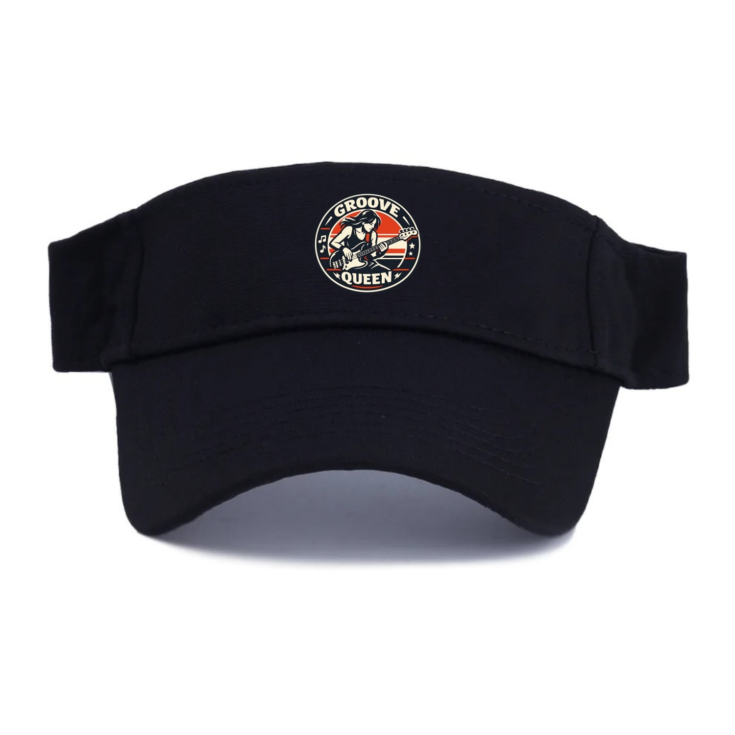 Groove Queen Emblem - Visor - Black