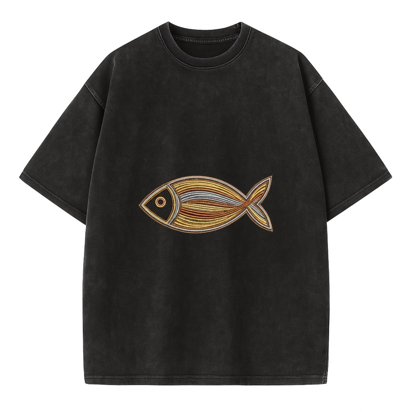 Ichthys - Vintage T-shirt - Black