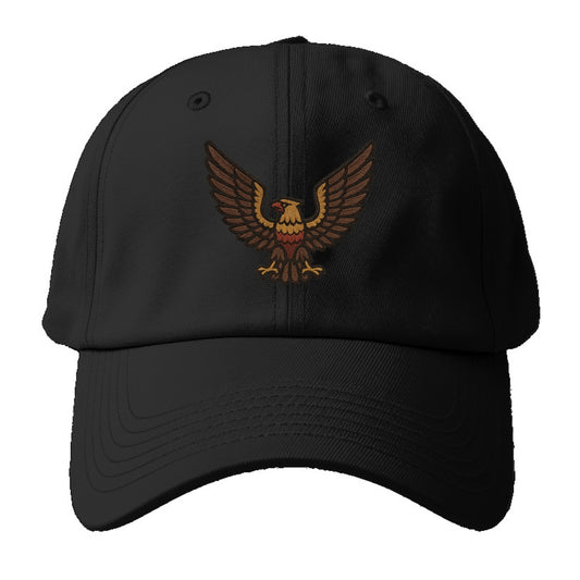 Eagle Wings  - Baseball Cap For Big Heads - Black