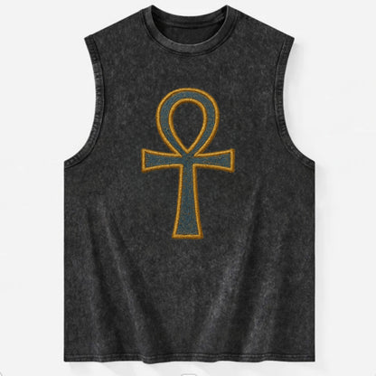 Ankh - Vintage Washed Tank - Black