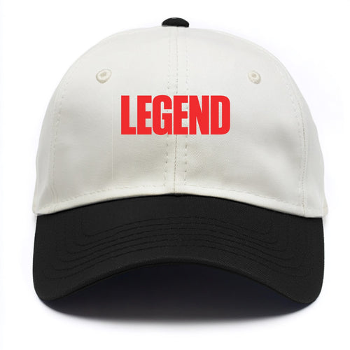 Bold typography design - LEGEND - remarkable person, iconic status - Two Tone Cap