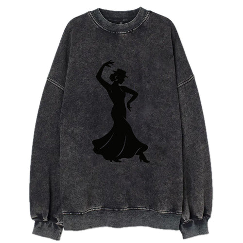 Flamenco dancer passionate stance - Vintage Sweatshirt