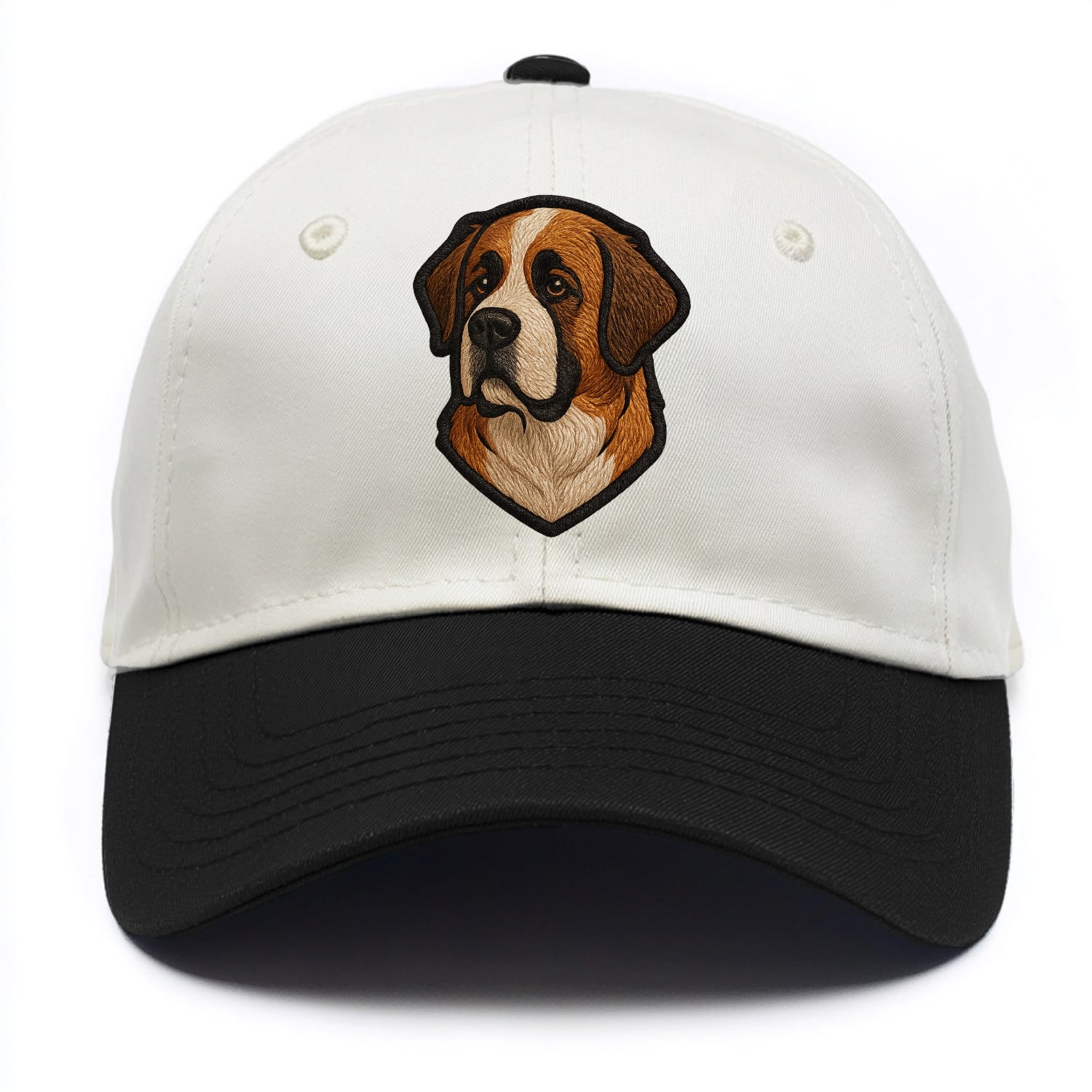 Saint Bernard - Modern gentle giant desi - Two Tone Cap - Black