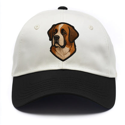 Saint Bernard - Modern gentle giant desi - Two Tone Cap - Black