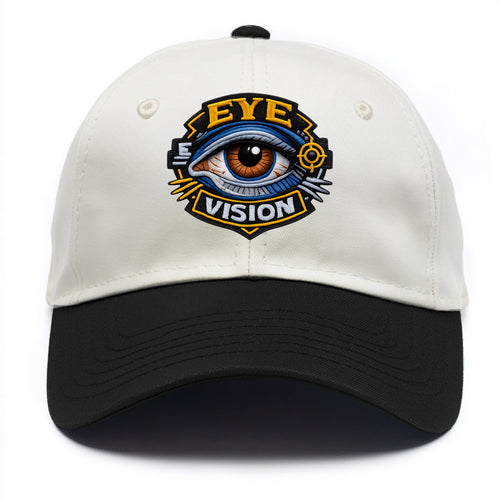 EYE VISION - anatomical eye in blue and brown , optometry - Two Tone Cap