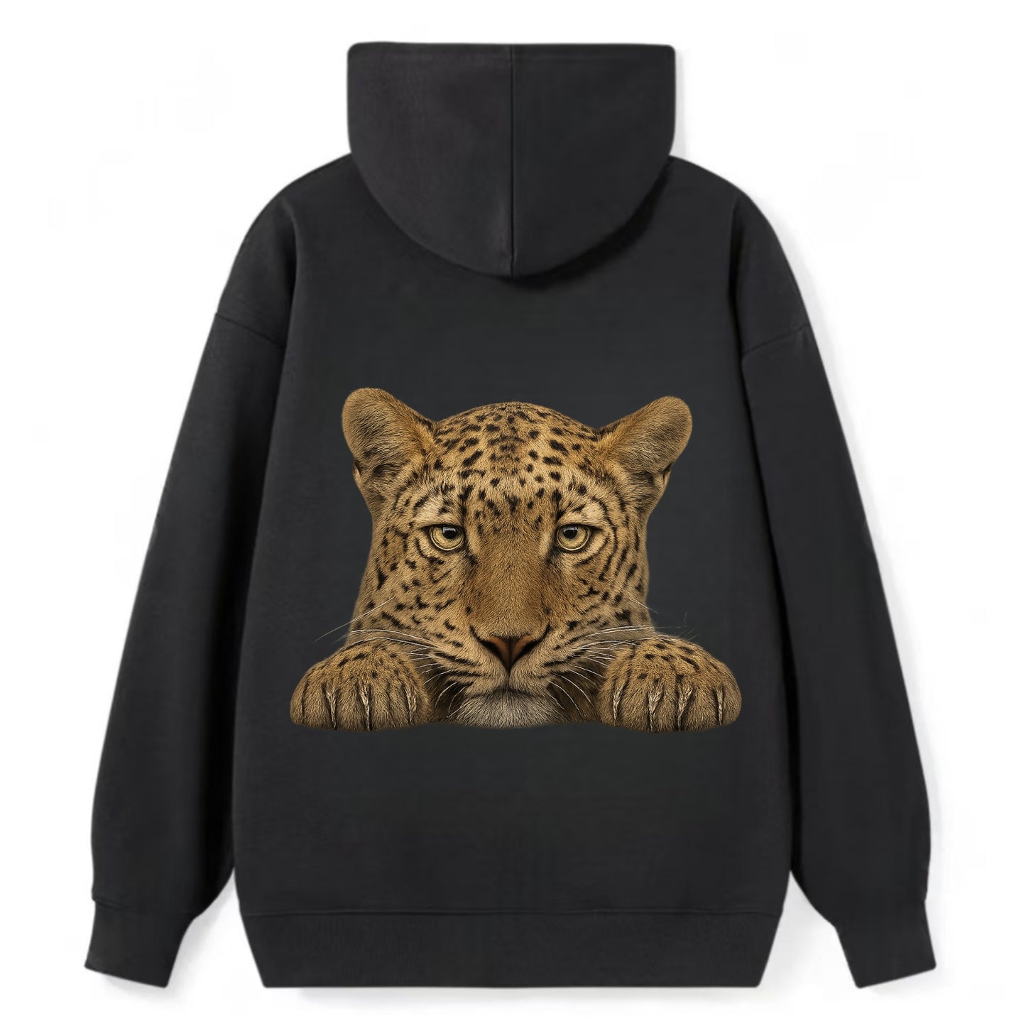 Leopard  - Classic Pullover Hoodie - Black