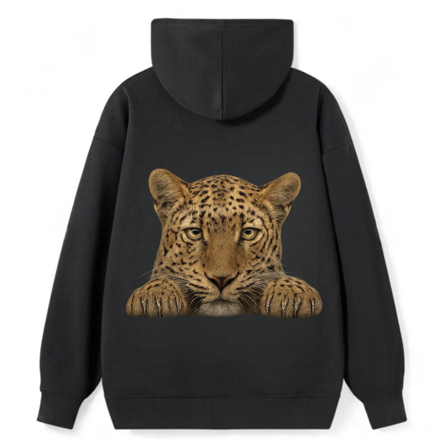 Leopard  - Classic Pullover Hoodie - Black