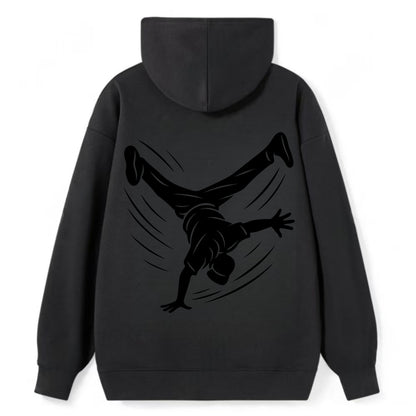 Breakdancer windmill move - Classic Pullover Hoodie - Black