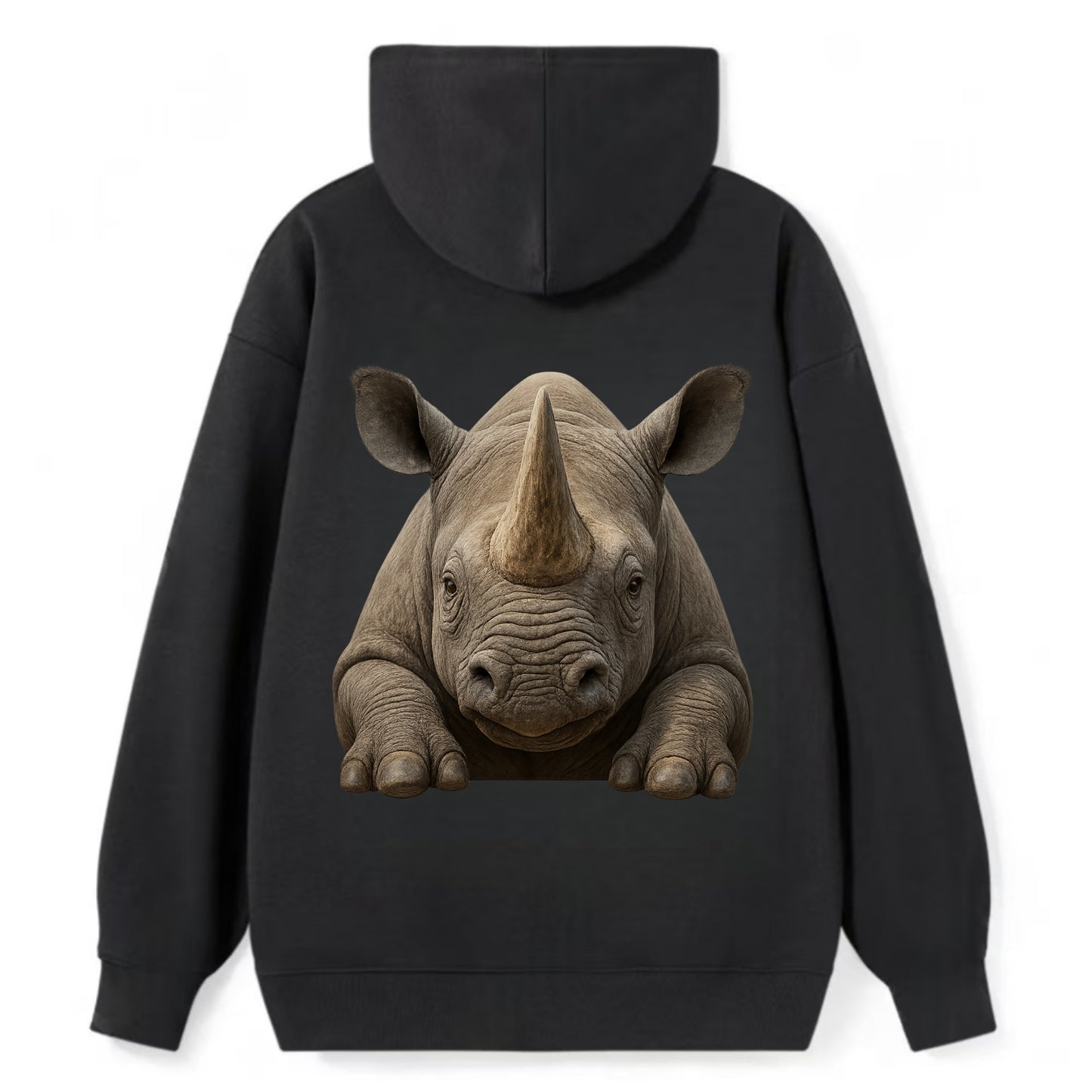 Rhinoceros  - Classic Pullover Hoodie - Black