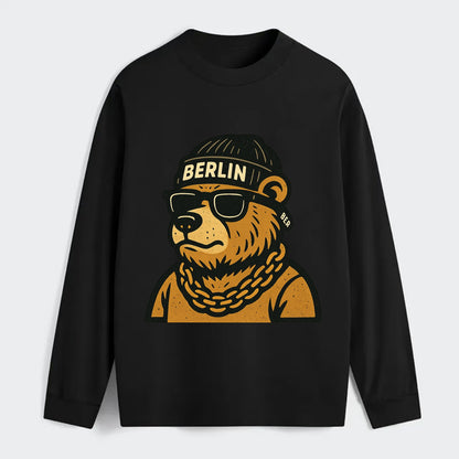 Berlin Bear - Classic Long Sleeve Shirt - Black