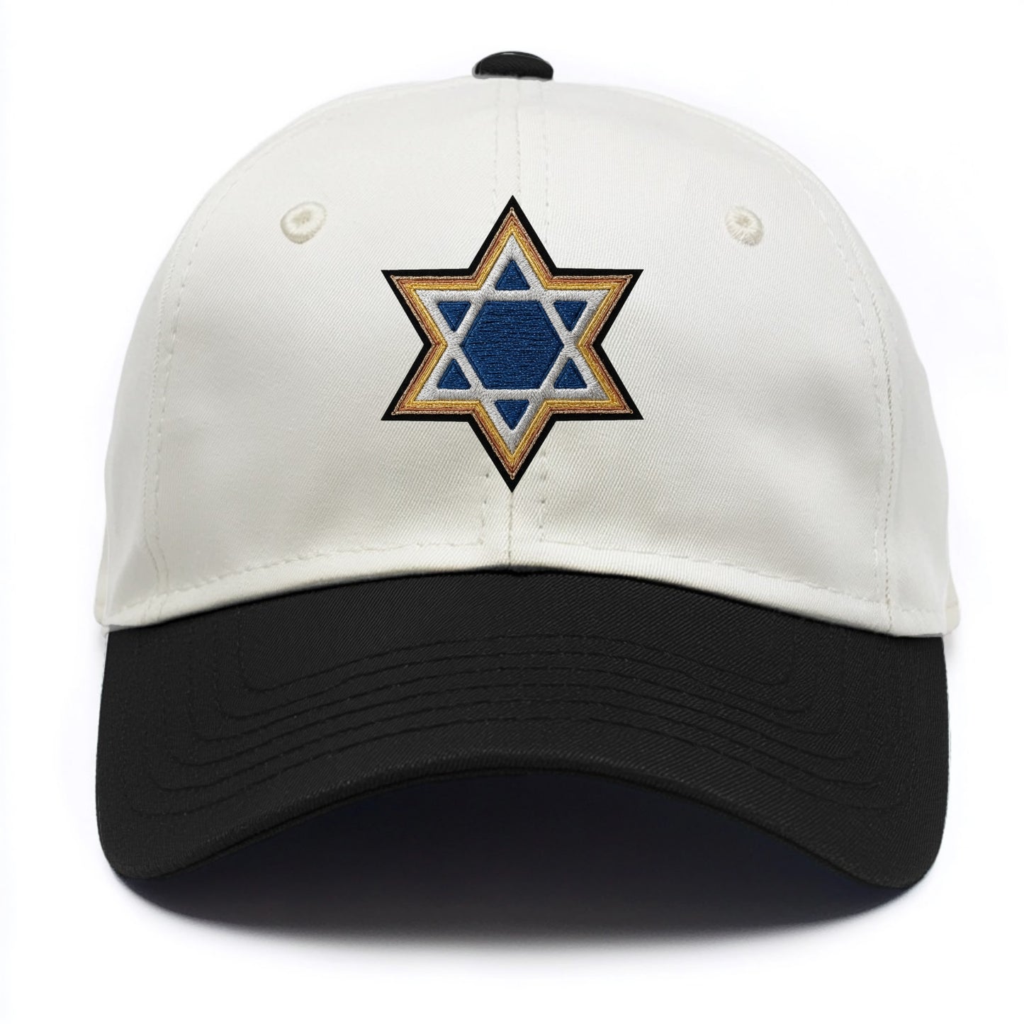Star of David - Two Tone Cap - Black