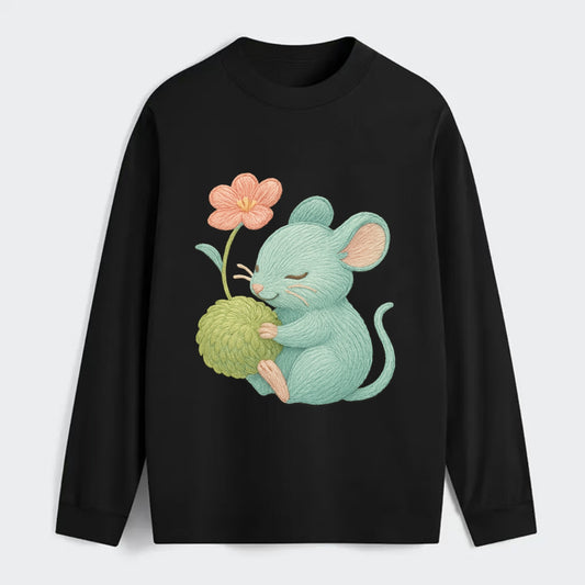 Mint Mouse - Classic Long Sleeve Shirt - Black