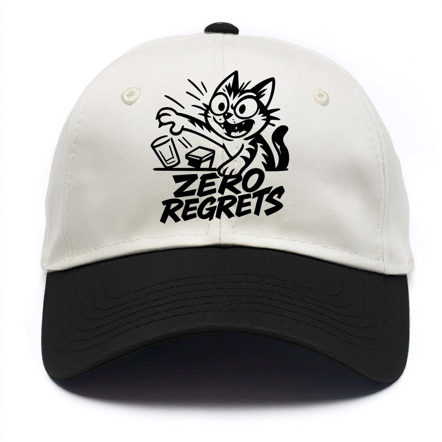 Chaos Gremlin Cat - Two Tone Cap - Black