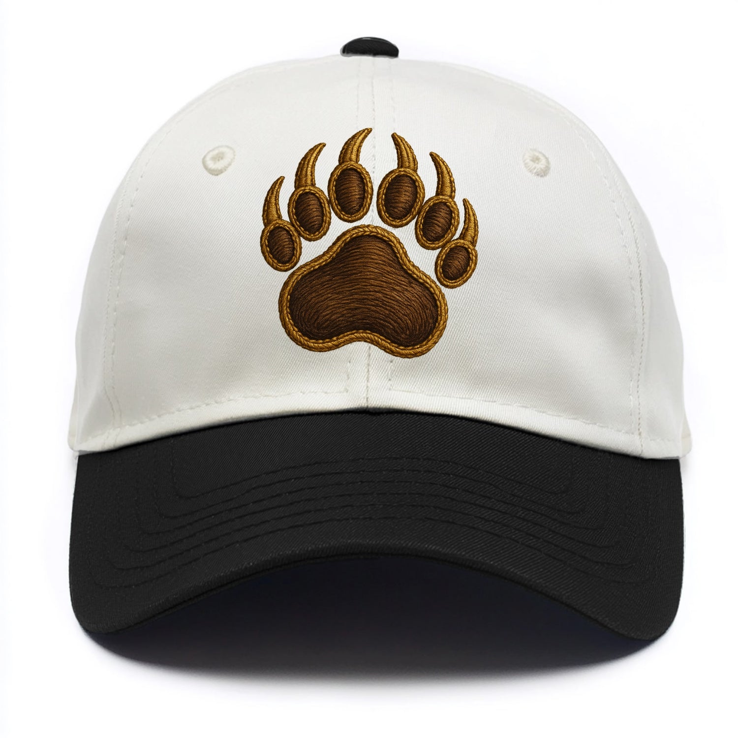 Bear Paw  - Two Tone Cap - Black
