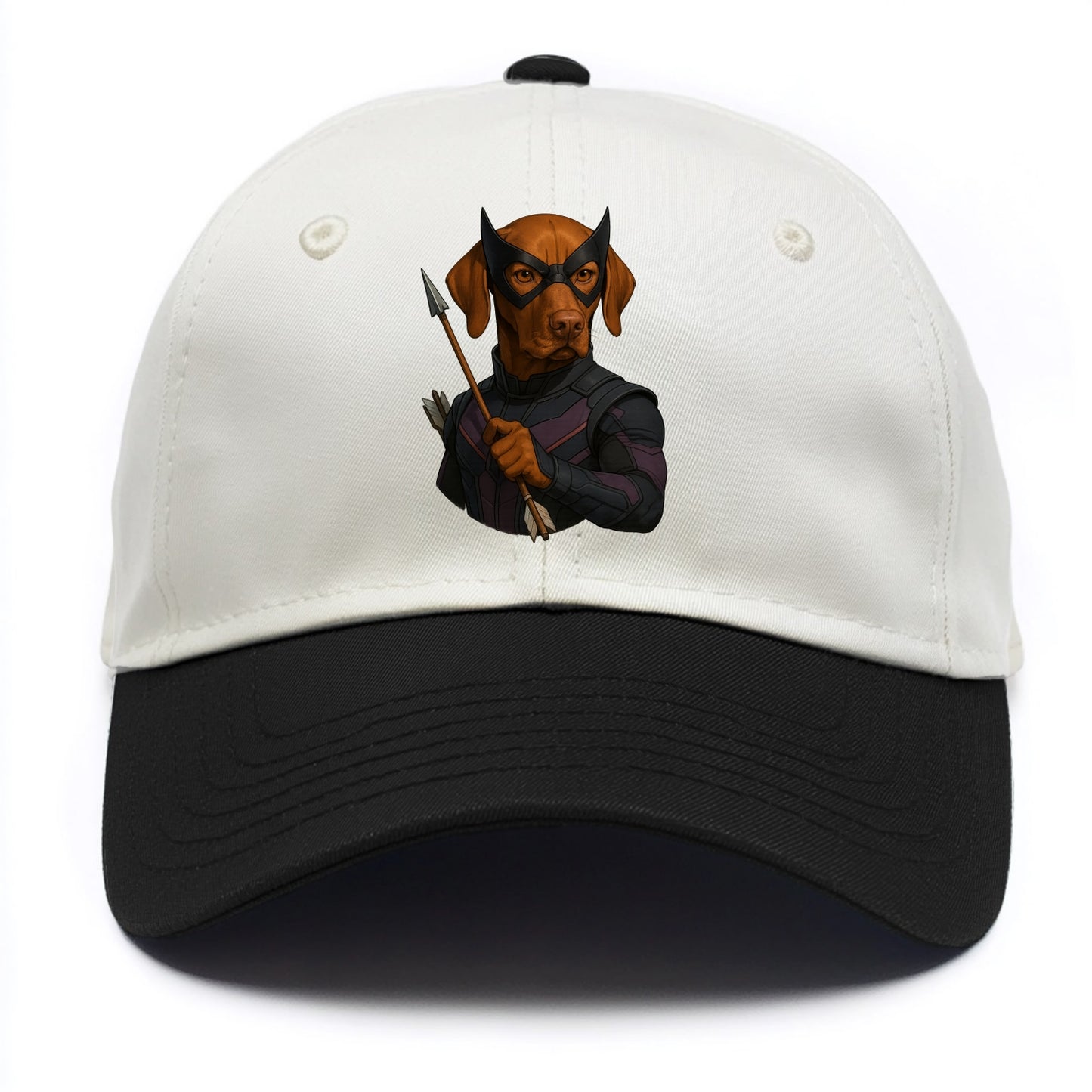 Vizsla Hawkeye  - Two Tone Cap - Black